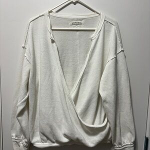 We The Free Cream Knit Top